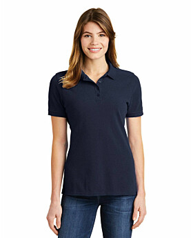 Port & Company LKP1500 Ladies Ring Spun Pique Polo Shirt