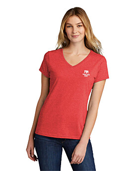 Port & Company LPC330V Ladies Tri-Blend VNeck Tee