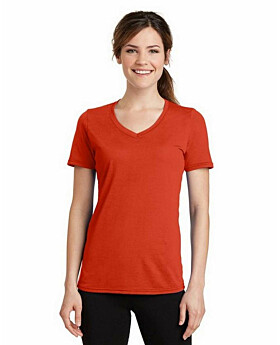 Port & Company LPC381V Ladies Essential Blended Performance V-Neck Tee