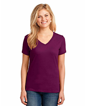 Port & Company LPC54V Ladies 100% Cotton V Neck T Shirt
