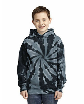 Port & Company PC146Y Youth Essential Tie-Dye Pullover Hooded Sweatshirt