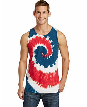Port & Company PC147TT Essential Tie-Dye Tank Top