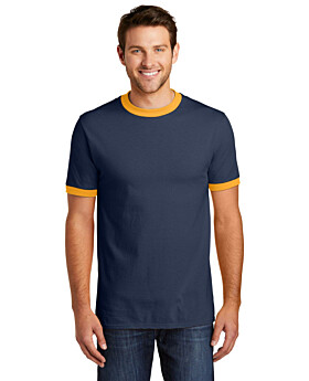 Port & Company PC54R 100% Cotton Ringer Tee