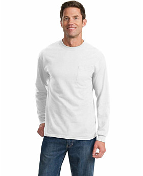 Port & Company PC61LSP Long Sleeve Essential Pocket T-Shirt