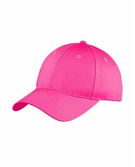 Port & Company YC914 Youth Six-Panel Unstructured Twill Cap