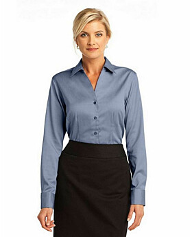 Red House RH63 Ladies Fitted Non-Iron Pin Oxford French Cuff Button Down