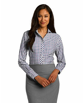 Red House RH75 Ladies Tricolor Check Non-Iron Shirt