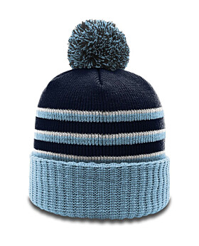 Richardson 134 Stripe Pom Cuffed Beanie