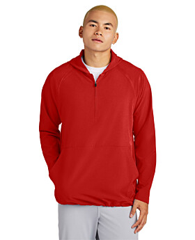 Sport-Tek JST488 Repeat Half Zip Long Sleeve Hooded Jacket