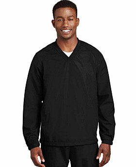 Sport-Tek JST72 V-Neck Raglan Wind Shirt