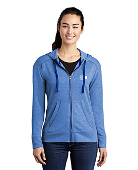 Sport-Tek LST293 Ladies PosiCharge Tri-Blend Wicking Fleece Full Zip Hooded Jacket