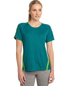 Sport-Tek LST351 Ladies Colorblock Competitor Tee