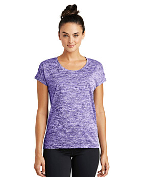 Sport-Tek LST390 Ladies PosiCharge Electric Heather Sporty Tee