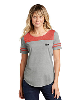 Sport-Tek LST403 Ladies PosiCharge Tri-Blend Wicking Fan Tee