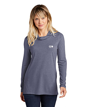 Sport-Tek LST406 Ladies PosiCharge Tri-Blend Wicking Long Sleeve Hoodie