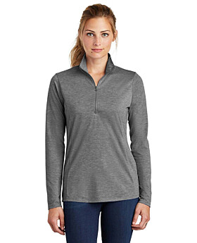 Sport-Tek LST407 Women PosiCharge Tri-Blend Wicking 1/4-Zip Pullover