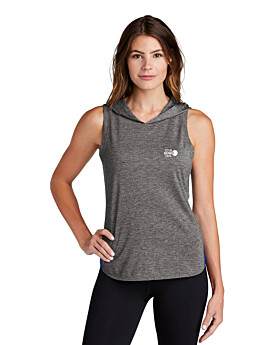 Sport-Tek LST410 Ladies PosiCharge Tri-Blend Wicking Draft Hoodie Tank