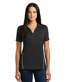 Sport-Tek LST620 Ladies Contrast PosiCharge Tough Polo
