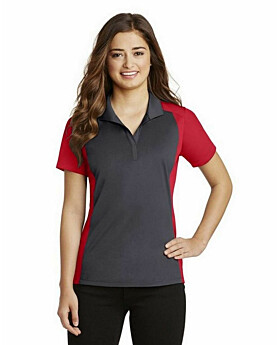 Sport-Tek LST652 Ladies Colorblock Micropique Sport-Wick Polo