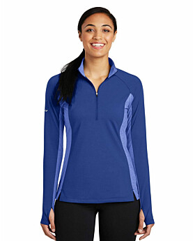 Sport-Tek LST854 Ladies Sport-Wick Stretch Contrast 1/2 Zip Pullover