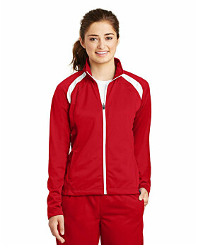 Sport-Tek LST90 Ladies Tricot Track Jacket