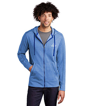 Sport-Tek ST293 PosiCharge Tri-Blend Wicking Fleece Full Zip Hooded Jacket