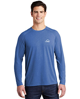 Sport-Tek ST400LS PosiCharge Long Sleeve Tri-Blend Wicking Raglan Tee