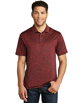 Sport-Tek ST590 Mens Posi Charge Electric Heather Polo Shirt