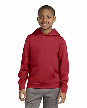 Sport-Tek YST244 Youth Sport-Wick Fleece Hooded Pullover
