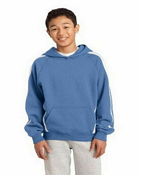 Sport-Tek YST265 Youth Sleeve Stripe Pullover Hooded Sweatshirt