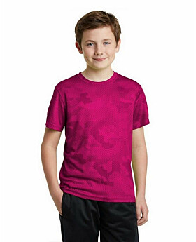 Sport-Tek YST370 Youth CamoHex Tee