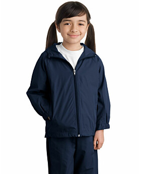 Sport-Tek YST73 Youth Hooded Raglan Jacket