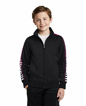 Sport-Tek YST93 Youth Dot Sublimation Tricot Track Jacket