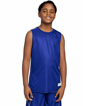 Sport-Tek YT555 Youth PosiCharge Mesh Reversible Sleeveless Tee