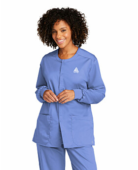 WonderWink WW3080 Unisex WorkFlex SnapFront Scrub Jacket