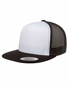 Yupoong 6006W Adult Classic Trucker White Front Panel Cap